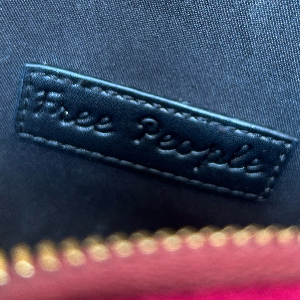 FREE PEOPLE BURGUNDY VELVET ROUND CROSSBODY - Picture 12 of 16